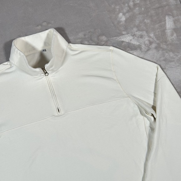State & Liberty 1/4 Zip Pullover Sweater Mens XL White Golf Performance Stretch - Picture 5 of 13